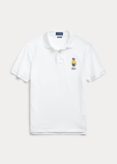 Men's Polo Ralph Lauren Custom Slim CP-93 Bear Polos | 047582XGD